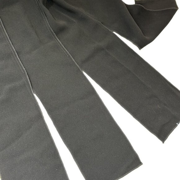 Drama  Paneled Black Knit Slit  bottom Vtg - Picture 3 of 14